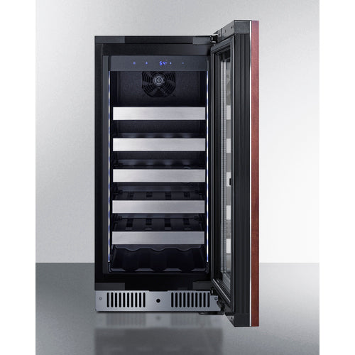 Summit - 15" wide built-in wine cellar with panel-ready glass door - CL155WC1PNR Summit - 15" wide built-in wine cellar with panel-ready glass door - CL155WC1PNR