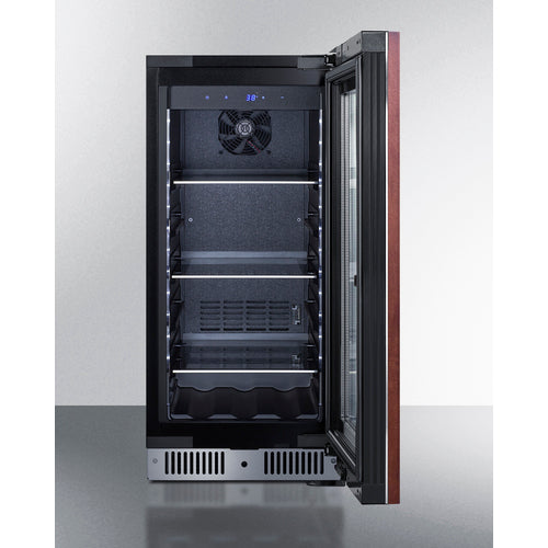 Summit - 15" wide built-in beverage center with panel-ready glass door - CL156BV1PNR Summit - 15" wide built-in beverage center with panel-ready glass door - CL156BV1PNR