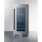 Summit - 15" wide built-in beverage center with seamless stainless steel door trim - CL156BV1