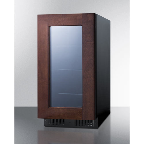 Summit - 18" wide built-in beverage center with panel-ready glass door - CL181WBVPNR Summit - 18" wide built-in beverage center with panel-ready glass door - CL181WBVPNR