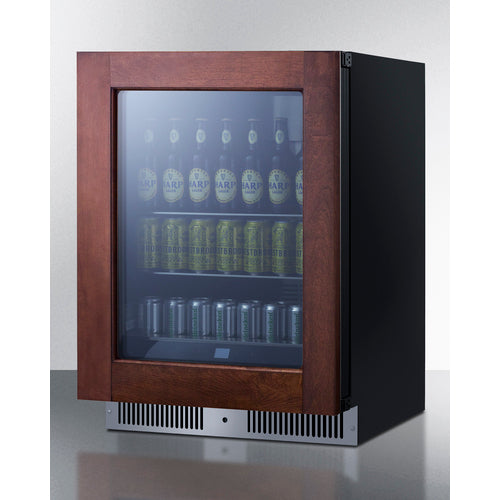 Summit - 24" wide premium built-in undercounter beverage center with panel-ready glass door - CL24BV1PNR Summit - 24" wide premium built-in undercounter beverage center with panel-ready glass door - CL24BV1PNR