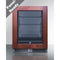 Summit - 24" wide premium built-in undercounter beverage center with panel-ready glass door - CL24BV1PNR