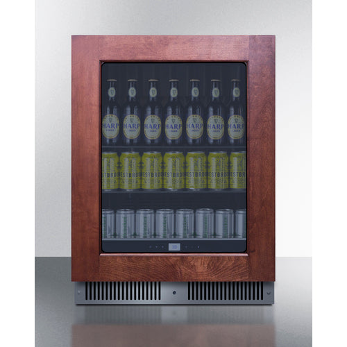 Summit - 24" wide premium built-in undercounter beverage center with panel-ready glass door - CL24BV1PNR Summit - 24" wide premium built-in undercounter beverage center with panel-ready glass door - CL24BV1PNR