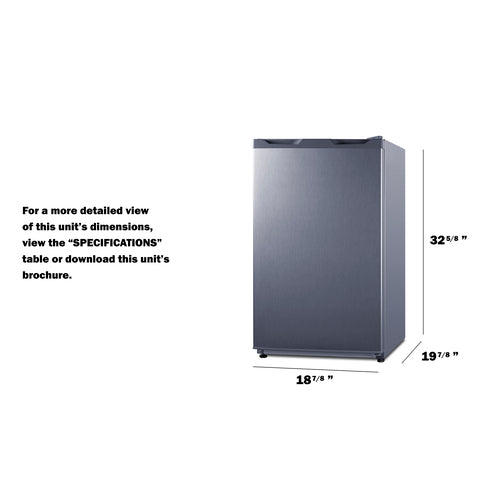 Summit - Counter height refrigerator-freezer, manual defrost - CM42PL Summit - Counter height refrigerator-freezer, manual defrost - CM42PL