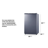 Summit - Counter height refrigerator-freezer, manual defrost - CM42PL Summit - Counter height refrigerator-freezer, manual defrost - CM42PL