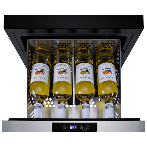 Summit - 18" Wide Built-In Wine/Beverage Cooler Drawer Summit - 18" Wide Built-In Wine/Beverage Cooler Drawer