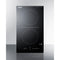 Summit - 12" Wide 115V 2-Burner Radiant Cooktop With Safety Shutoff