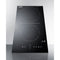 Summit - 12" Wide 230V 2-Burner Radiant Cooktop With Safety Shutoff - CRH2BT30230