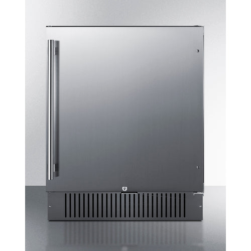 Summit - 27" wide built-in undercounter all-refrigerator for commercial or residential use - FF27BCSS
