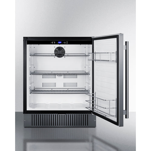 Summit - 27" wide built-in undercounter all-refrigerator for commercial or residential use - FF27BCSS