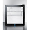 Summit - Compact glass door minibar with front lock - MB43GL