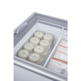 Summit - Ice cream chest freezer with glass sneeze guard (ships unassembled) - NOVA53GDC Summit - Ice cream chest freezer with glass sneeze guard (ships unassembled) - NOVA53GDC