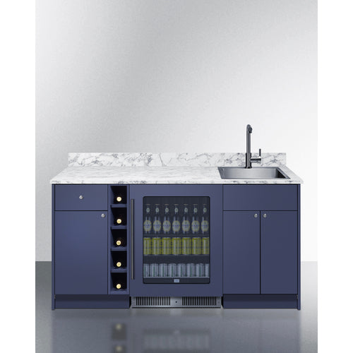 Summit - 69" wide Turnkey Oasis Wet Bar - OASISMN35