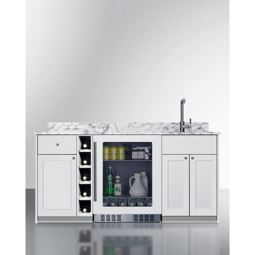 Summit - 69" wide Turnkey Oasis Wet Bar - OASISWH33