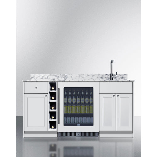 Summit - 69" wide Turnkey Oasis Wet Bar - OASISWH35
