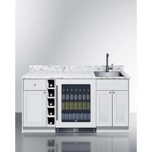 Summit - 69" wide Turnkey Oasis Wet Bar - OASISWH35