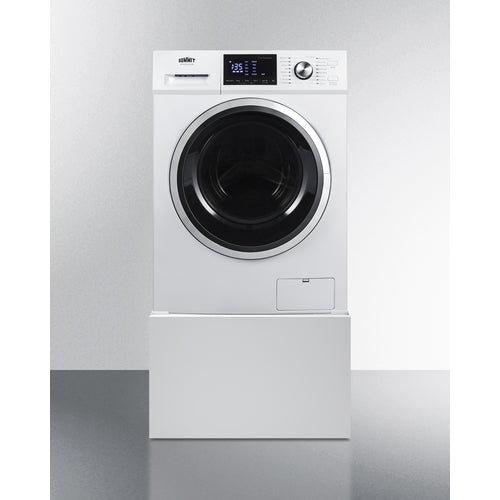 Summit - Pedestal to raise the height of combo washer/dryers SPWD2202W/SPWD2203P - PEDSPWD