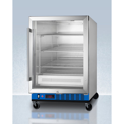 Summit - Single chamber blanket warmer with glass door, stainless steel interior, digital thermostat, and lock - PTHC65GUC Summit - Single chamber blanket warmer with glass door, stainless steel interior, digital thermostat, and lock - PTHC65GUC