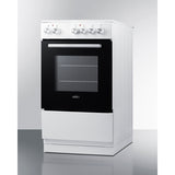 Summit - 20" wide smooth-top electric range in white - REXT20W Summit - 20" wide smooth-top electric range in white - REXT20W