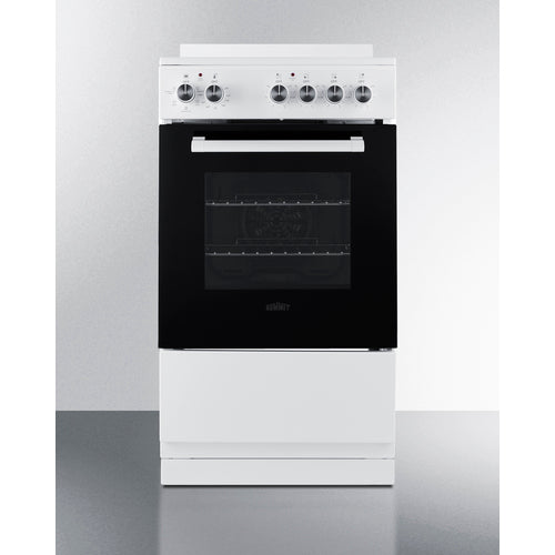 Summit - 20" wide smooth-top electric range in white - REXT20W Summit - 20" wide smooth-top electric range in white - REXT20W