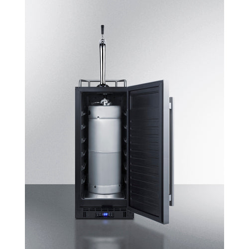 Summit - 15" wide kegerator with curved beer tap kit included - SBC15SNAKE Summit - 15" wide kegerator with curved beer tap kit included - SBC15SNAKE