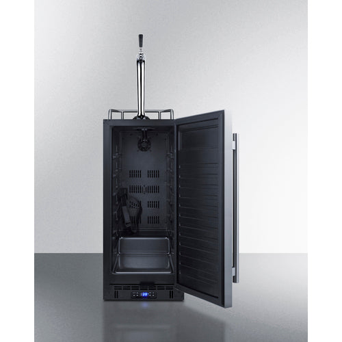 Summit - 15" wide kegerator with curved beer tap kit included - SBC15SNAKE Summit - 15" wide kegerator with curved beer tap kit included - SBC15SNAKE