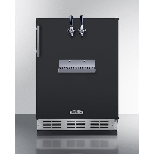 Summit - Built-in undercounter front tap kegerator for commercial or home use - SBC58BFRTP Summit - Built-in undercounter front tap kegerator for commercial or home use - SBC58BFRTP