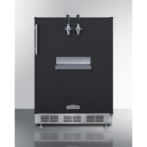 Summit - Built-in undercounter front tap kegerator for commercial or home use - SBC58BFRTP Summit - Built-in undercounter front tap kegerator for commercial or home use - SBC58BFRTP