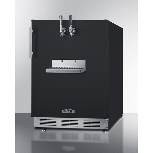 Summit - Built-in undercounter front tap kegerator for commercial or home use - SBC58BFRTP Summit - Built-in undercounter front tap kegerator for commercial or home use - SBC58BFRTP