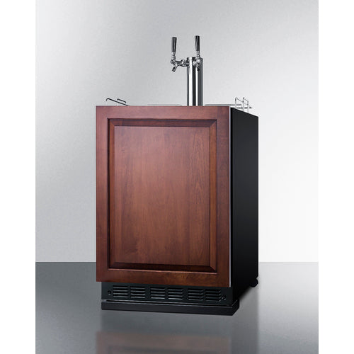 Summit - Commercial dual tap cold brew kegerator designed for built-in applications - SBC7BRSIFCF2 Summit - Commercial dual tap cold brew kegerator designed for built-in applications - SBC7BRSIFCF2