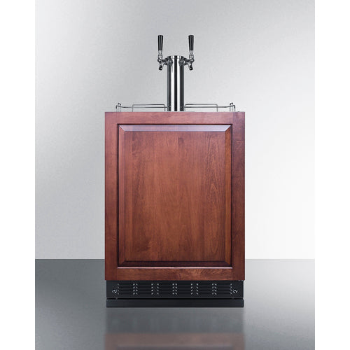 Summit - Commercial dual tap cold brew kegerator designed for built-in applications - SBC7BRSIFCF2 Summit - Commercial dual tap cold brew kegerator designed for built-in applications - SBC7BRSIFCF2