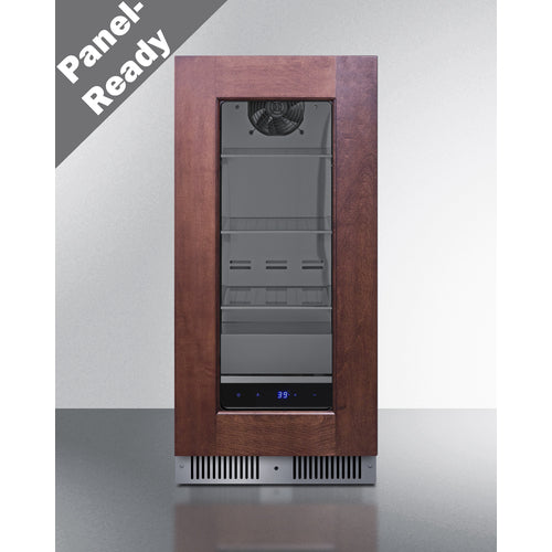 Summit - Shallow 18" deep 15" wide undercounter beverage center - SDHG1533PNR