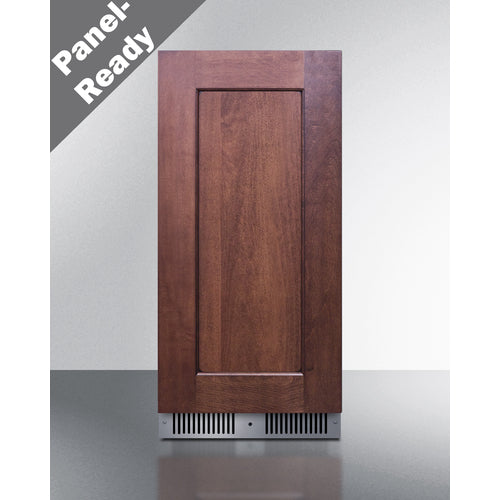 Summit - Shallow 18" deep 15" wide undercounter refrigerator - SDHR1534PNR