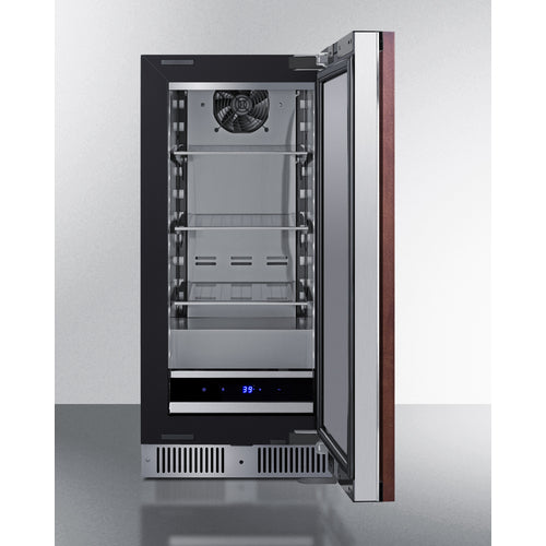 Summit - Shallow 18" deep 15" wide undercounter refrigerator - SDHR1534PNR Summit - Shallow 18" deep 15" wide undercounter refrigerator - SDHR1534PNR