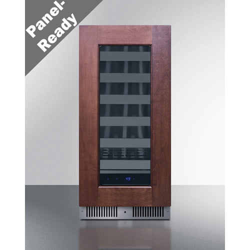 Summit - Shallow 18" deep 15" wide undercounter wine cellar - SDHW1532PNR