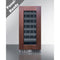 Summit - Shallow 18" deep 15" wide undercounter wine cellar - SDHW1532PNR