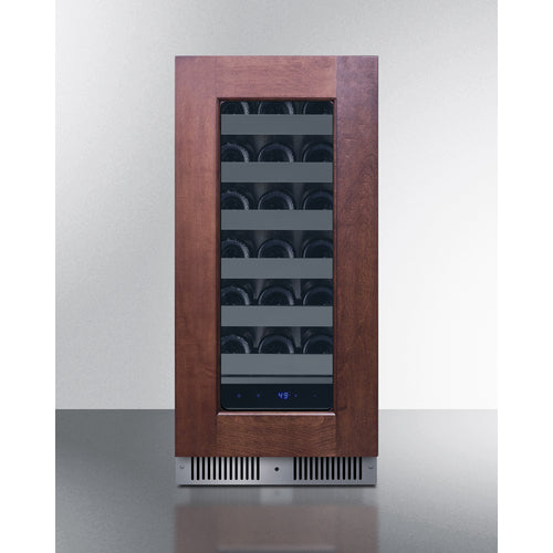 Summit - Shallow 18" deep 15" wide undercounter wine cellar - SDHW1532PNR