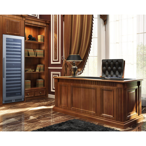 Summit - Full-size built-in 24" wide 18" deep 98-bottle dual zone wine cellar - SDHWC98 Summit - Full-size built-in 24" wide 18" deep 98-bottle dual zone wine cellar - SDHWC98