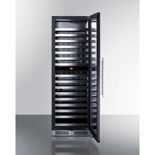 Summit - Full-size built-in 24" wide 18" deep 98-bottle dual zone wine cellar - SDHWC98 Summit - Full-size built-in 24" wide 18" deep 98-bottle dual zone wine cellar - SDHWC98