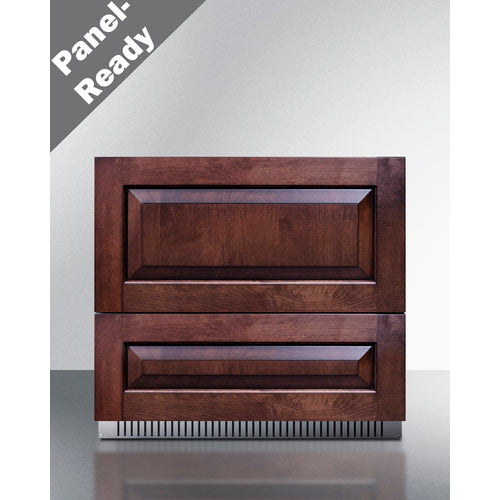 Summit - 36" wide built-in undercounter 2-drawer all-refrigerator - SPR36332DPNR