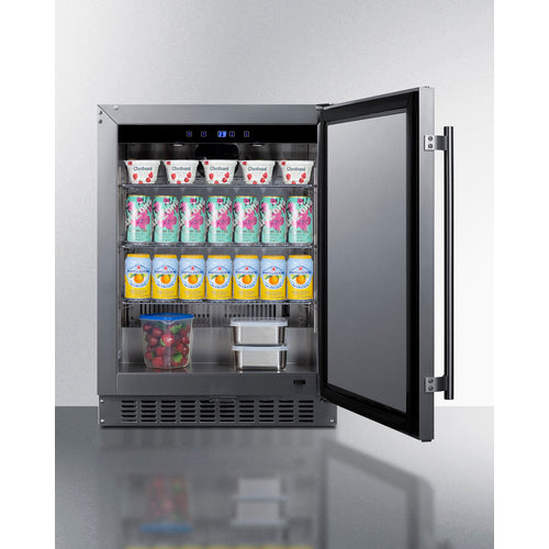 Summit - 24" Wide Built-In All-Refrigerator, ADA Compliant Summit - 24" Wide Built-In All-Refrigerator, ADA Compliant