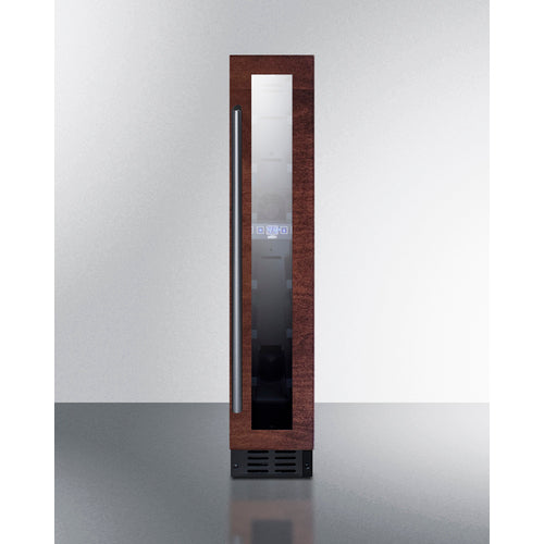 Summit - 6" wide ADA compliant built-in undercounter wine cellar with panel-ready door trim - SWC007PNR