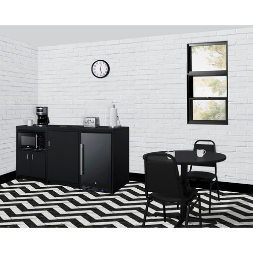 Summit - 64" wide casework suite with refrigerator, microwave, and cabinets - CWSUITE64R Summit - 64" wide casework suite with refrigerator, microwave, and cabinets - CWSUITE64R