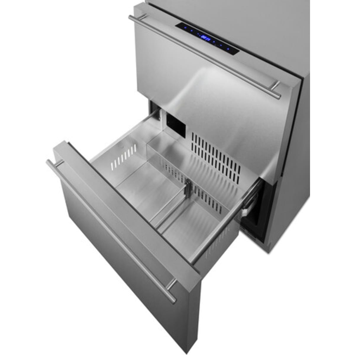 Summit - 24" wide indoor/outdoor 2-drawer refrigerator-freezer - ADRF244CSS Summit - 24" wide indoor/outdoor 2-drawer refrigerator-freezer - ADRF244CSS