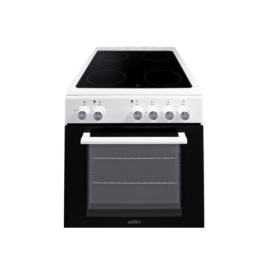 Summit - 20" wide smooth-top electric range in white - REXT20W Summit - 20" wide smooth-top electric range in white - REXT20W