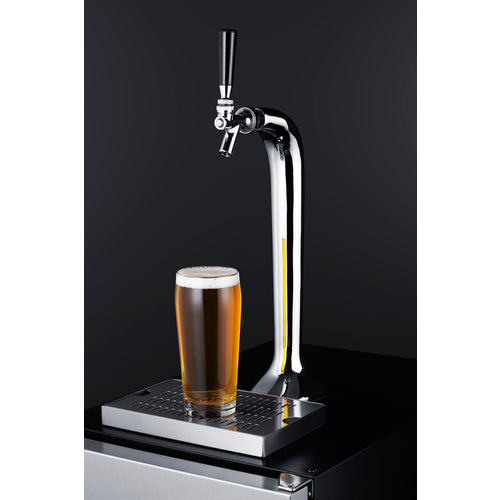 Summit - 15" wide kegerator with curved beer tap kit included - SBC15SNAKE Summit - 15" wide kegerator with curved beer tap kit included - SBC15SNAKE