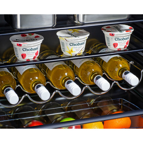Summit - 24" wide undercounter European refrigerator-freezer - CT66BK2SS Summit - 24" wide undercounter European refrigerator-freezer - CT66BK2SS