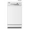 Midea - 18" Front Control Dishwasher, 52dB, 2-Rack, Stainless Tub - MDF18A1AWW