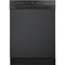 Midea - 24" Front Control Dishwasher, 52 dBA, Hybrid Tub - MDF24P1BBB