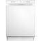 Midea - 24" Front Control Dishwasher, 52 dBA, Hybrid Tub - MDF24P1BWW
